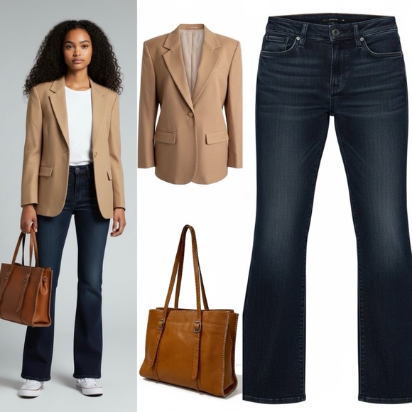 Joe's Jeans Handbags - Spring 2026 trend capsule: Camel & Denim